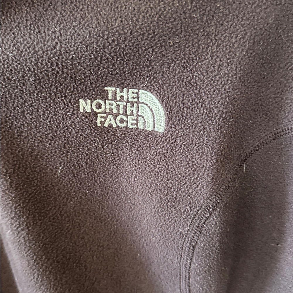 The North Face Women’s XL Quarter Zip Fleece Pullover Plum Purple - Picture 9 of 10